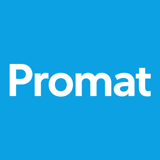 Zuschnitt 6 Quadratisches Logo der Firma Promat