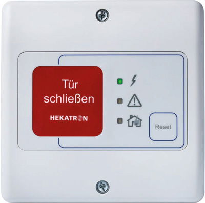 Hekatron Feststellanlage Auslösetaster Tür schließen
